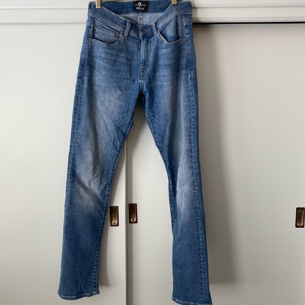 Seven for all Mankind mens jeans size 28, inseam 32”